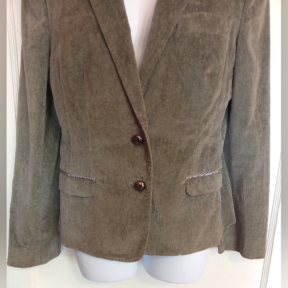 DOLCE AND GABBANA LADIES GRAY VELOUR BLAZER - Picture 13 of 16